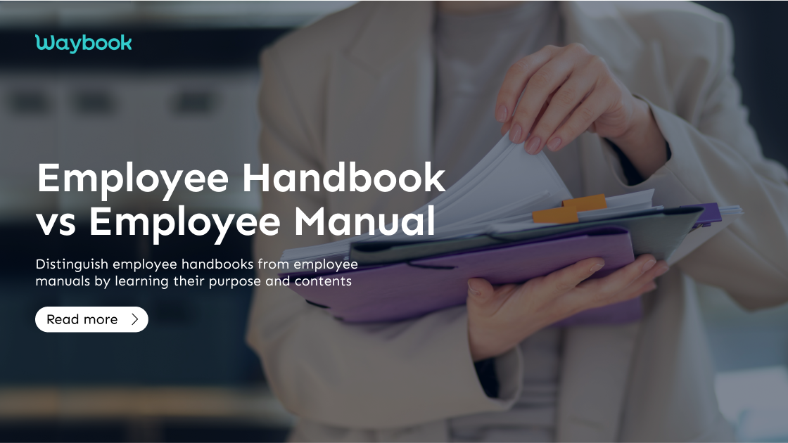 Employee Handbook vs Employee Manual What's the difference? Waybook Blog